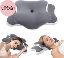 Ergo Pillow for Sleep Apnea, Neck Pain, and Snoring Relief Cervical Neck Pillo