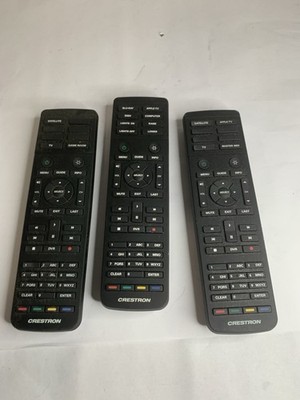 Crestron HR-150-B Handheld Button Wireless Remote Control LOT OF 3