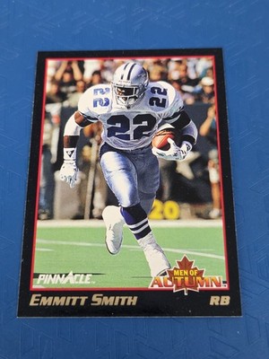 1993 Score Pinnacle Men of Autumn #34 Emmitt Smith Dallas FOOTBALL Card M9