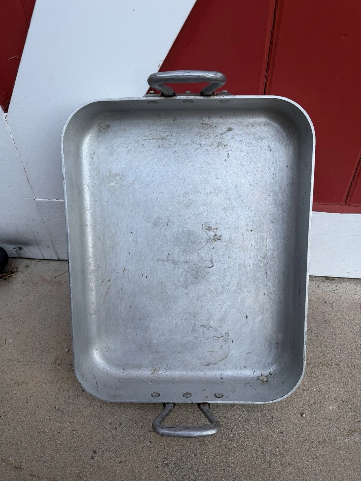 Vtg. Professional WILLIAMS SONOMA France Aluminum Roasting Pan Large 18"x14"
Opens in a new window o