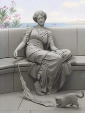 1/24 Scale Resin Figure Model Kit Sexy Classic Girl Unpainted & Unassembled