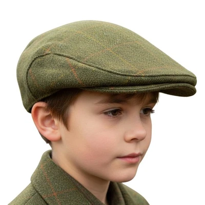 GAME TECHNICAL APPAREL Game Kids Tweed Flatcap wasserdicht teflonbeschichtet Kinder Country Mütze - BUTE