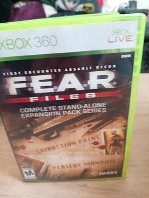 F.E.A.R. FEAR Files Expansion Pack Microsoft Xbox 360 Komplett (F)