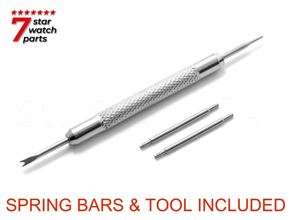 Para Reloj MICHAEL KORS AZUL MARINO BLANCO Correa de Cuero Banda Hebilla Pasadores 18-24mm Foto 3 de 4