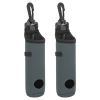 FüR Golf Ball Tragetasche 2 StüCk Golf Ball Tee Halter Mit Haken Grau