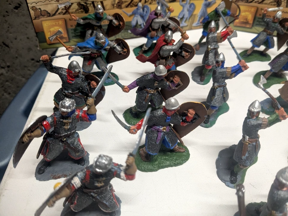 Conte 43 pintado Normans Stamford Bridge Warlord carga y más Foto 4 de 4