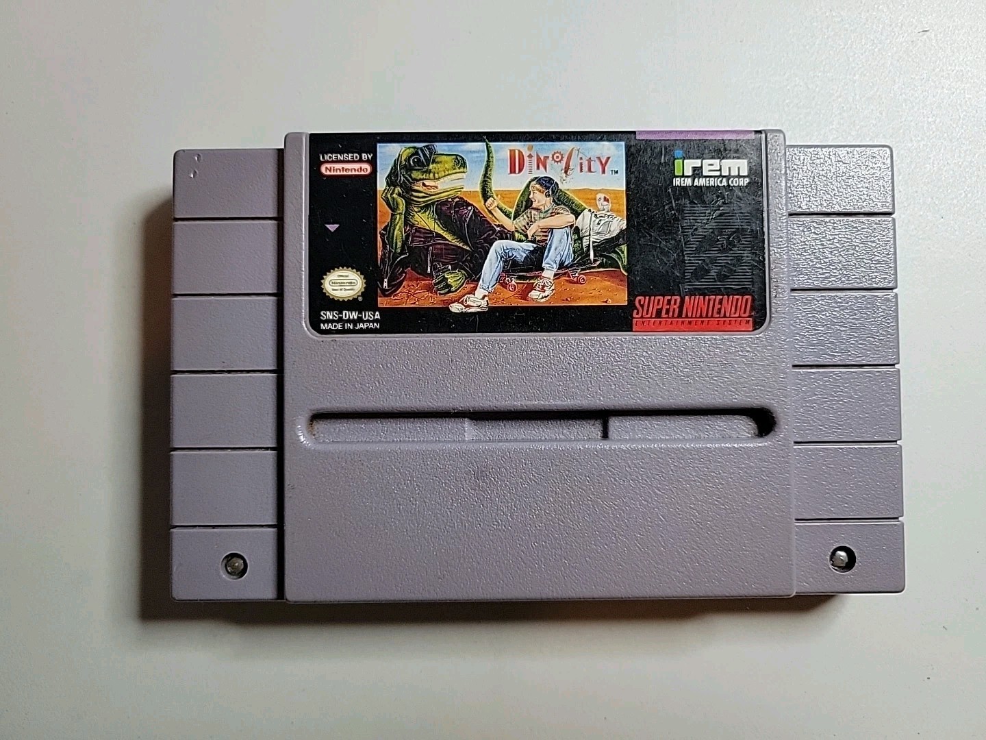 Dinocity (Super Nintendo) SNES USA - Authentic - Cartridge Only *Tested&Works* 
