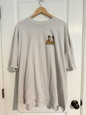 APEFEST Snoop Dogg Eminem Graphic Print White Crew Neck Cotton T-Shirt Men's 2XL