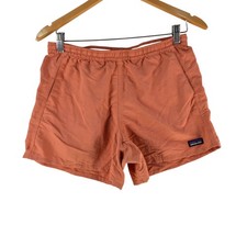Patagonia Shorts Mens Size S Orange Hiking Drawstring Run 129434