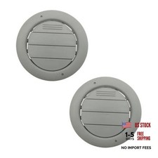 2PCS Roof Headliner AC Heater Air Vents Compatible with Ford Transit 2015 Gray