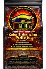 LOT OF 2 X CICHLID FOOD Premium Hi Intensity Color Enhancing Pellets 3 mm 1lb