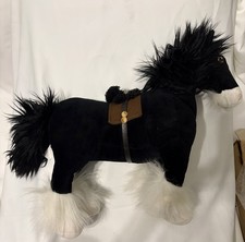 Disney Store Brave Angus Horse Plush Stuffed Animal Black Pony Merida Movie 14in