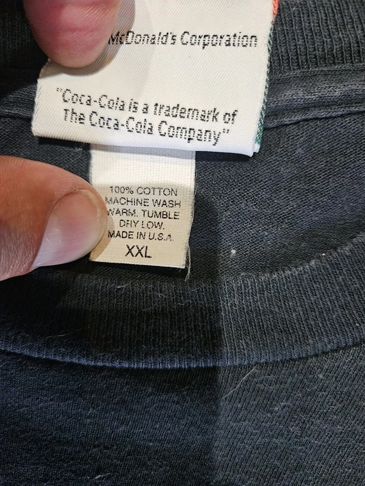 Camiseta Bill Elliot Batman Gotham McDonalds NASCAR AOP puntada única 1995 XXL  Foto 4 de 4