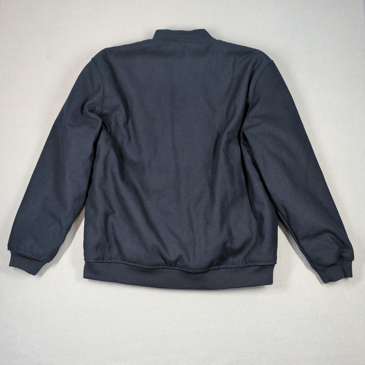 Diamond Supply Co Bomber Jacket Men 3X Navy Blue Diamond Logo Snap 
