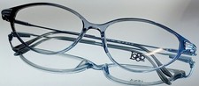 Vintage LOGO Paris ES 2461 003 Blue eyeglasses Plastic NEW 53-15 FRANCE