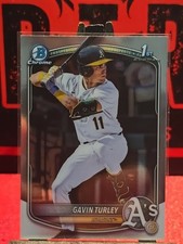 2025 Bowman Draft Gavin Turley 1st Chrome (RC) #BDC-28 Athletics