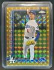 2025 Topps Chrome Roki Sasaki RC Gold Geometric Refractor Rookie #40/50 Dodgers