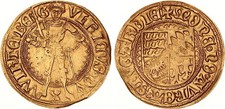 Wirtembergia Goldgulden bez roku Ulrich 1498-1555 ss-vz 137915