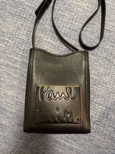 Paul Smith Leather Shoulder Bag Black