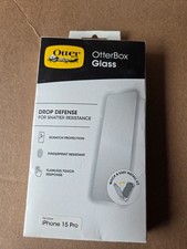OtterBox Scratch-Resistant Clear Glass Screen Protector For Apple iPhone 15 Pro