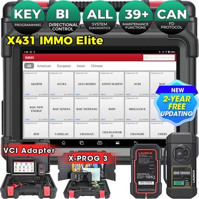 LAUNCH X431 IMMO Elite PRO 5 Profi OBD2 Diagnosegerät Key Programmier X-PROG 3
