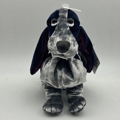 Hush Puppies Beanbag Basset Hound Dog Blue Velvet Plush Limited Edition Rare