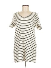 Mango Women Ivory Casual Dress M