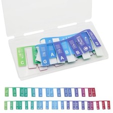 Removable Piano Notes Guide 61 Keys Full Size Silicone Keyboard 61Keys Rainbow