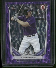 2014 Bowman Draft #DP123 Kevin Padlo Purple Ice #/99
