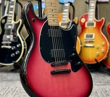 Music Man Sting Ray HT 2023 Used Alder Maple Raspberry Burst w/Gig case