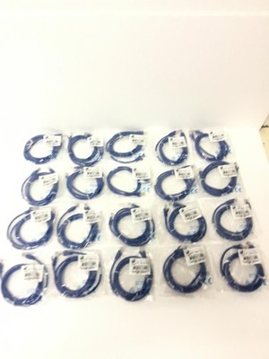 50x NEW Quiktron 570-110-005 VS 5ft Blue Snagless Ethernet Cables C5E CM,