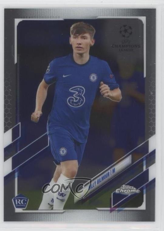 2020-21 Topps Chrome UCL Billy Gilmour #66 10i5