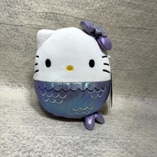 Hello Kitty Purple Shimmering Mermaid Original Squishmallows 7 Inches NEW