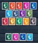 F7  Netherlands   complete set of Queen Wilhelmina  1940-1947  Very Fine MNH
