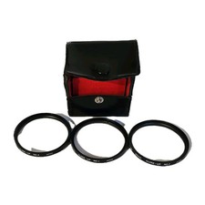 Vintage Osawa 55mm Close Up Lens Set 's 1 2 4 With Case