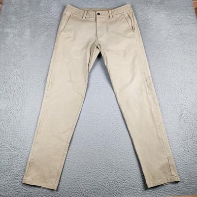 Lululemon Pants Mens 32 Brown Slim Commission Casual Athleisure Work Wear