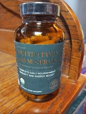 Global Healing Organic Multivitamin With Minerals - 120 Capsules NEW Sealed