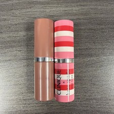 Variety Lot of 2 Clinique POP Lipsticks - 13 Love Pop, 02 Bare Pop