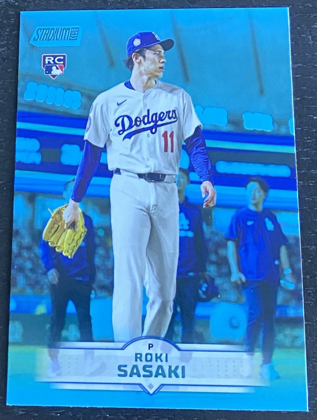 Roki Sasaki 2025 Topps Stadium Club Light Blue RC #187