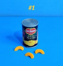 KITCHEN LITTLE FUN FIXIN RARE "REAL" PEACHES SUPERMARKET ACCESSORIES BARBIE FOOD