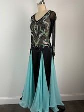Bejeweled Custom Made Women's Smooth Standard Ballroom Dress Accessories M/L