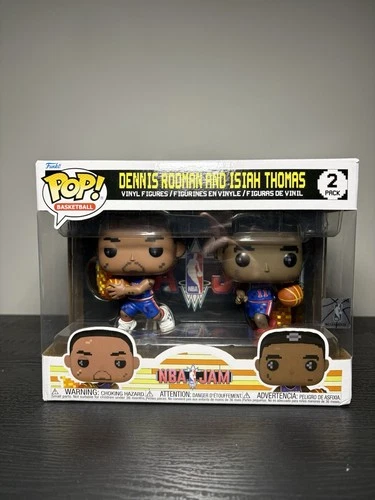 Funko Pop NBA Jam Detroit Pistons Dennis Rodman & Isiah Thomas 2-Pack