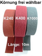 (EUR 1,39 / m) 10m Rolle Schleifvlies Schleifvliesrolle K&ouml;rnung 240 - 400 - 1000