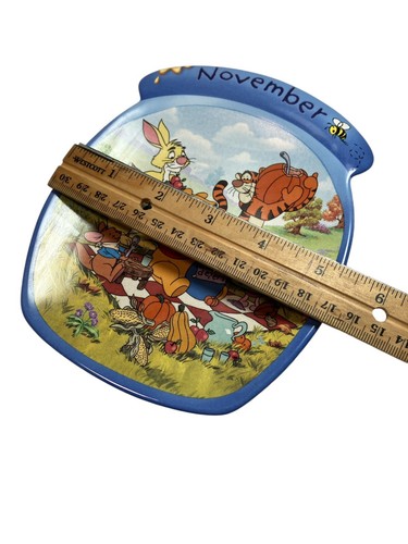Piatto da collezione Bradford Exchange Winnie the Pooh NOVEMBRE tutto l'anno - Foto 9 di 9