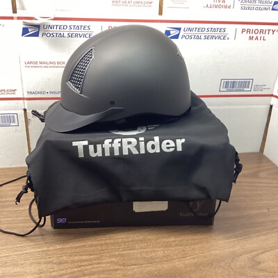 TuffRider Starter Carbon Fiber Print Grill Equestrian Horse 