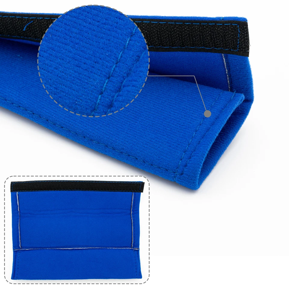 2pcs. Soft Car Auto Seat Belt Covers Shoulder Strap Pads Cushion Headrest US - Image 4 of 4