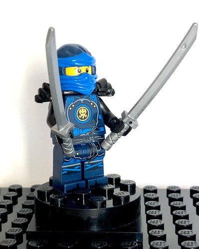 LEGO Ninjago The Hands of Time, Figurine JAY BLACK ARMOR - njo0282 set 70626 TBE - Photo 3/8