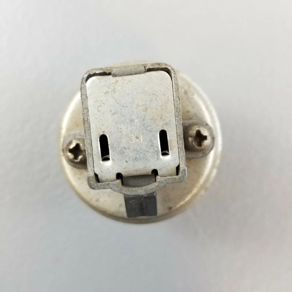 Хромированный винтажный замок на отделение перчаточного ящика приборной панели неизвестный автомобиль 1940-е 1950-е - Изображение 4 из 4