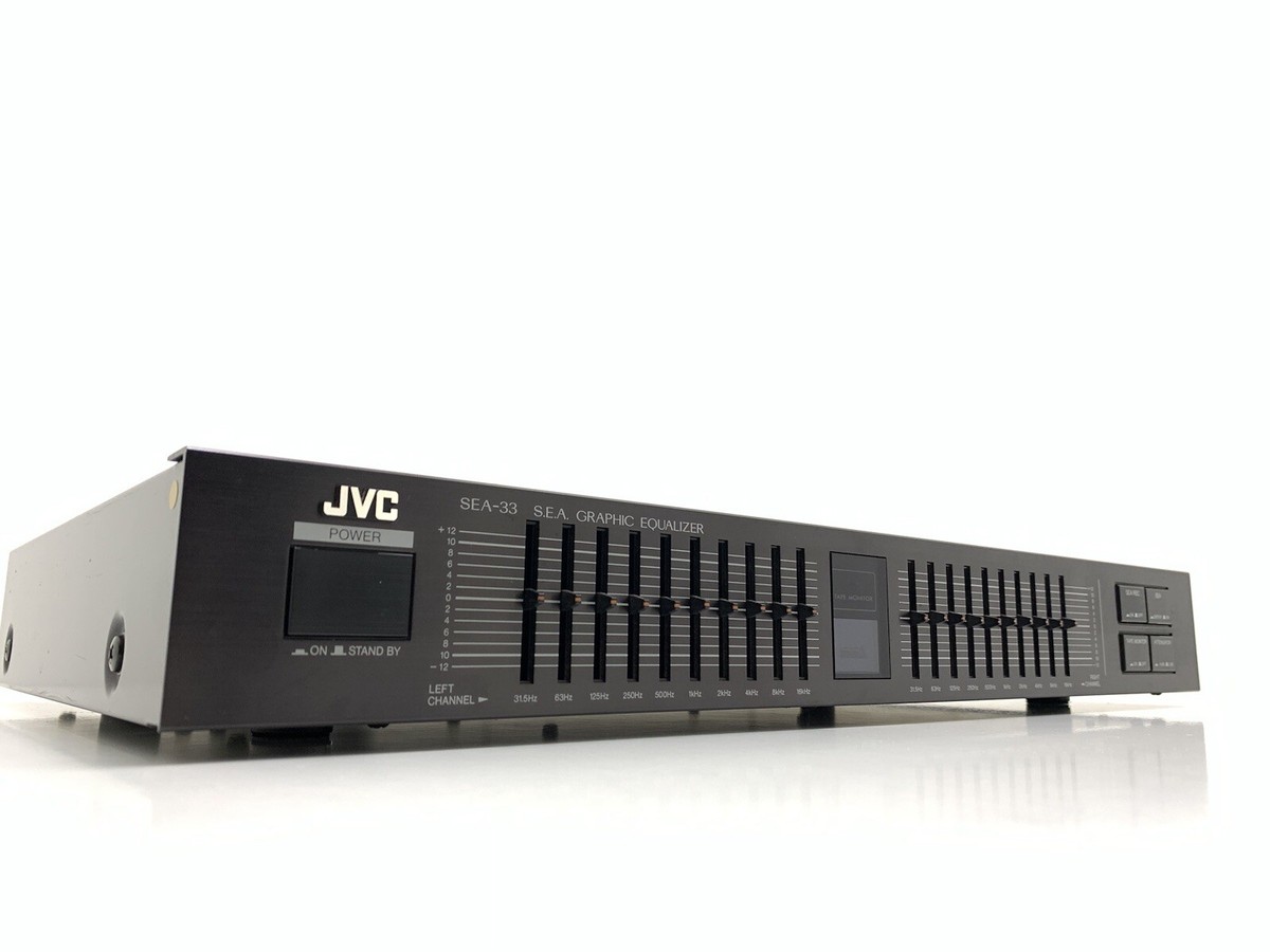 Égaliseur Graphique Vintage JVC SEA-33 – 10 Bandes, Stéréo, Analogique – Fabriqué Au Japon