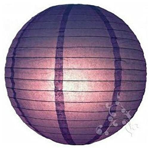Lampion boule chinoise violet 40 cm - Foto 1 di 1